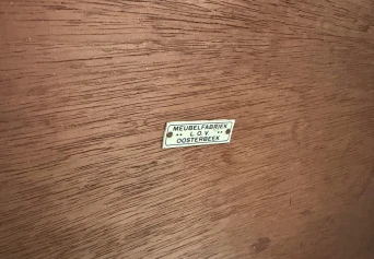 Art Deco Modernist Coffee Table by J.A. Muntendam for L.O.V. Oosterbeek, 1920s